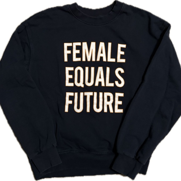 H&M Tops - H&M Navy Female Sweatshirt-Small